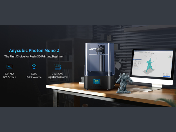 anycubic photon mono 2 3Dプリンター ANYCUBIC Photon Mono 2, Resin 3D Printer with 6.6'' 4K + LCD