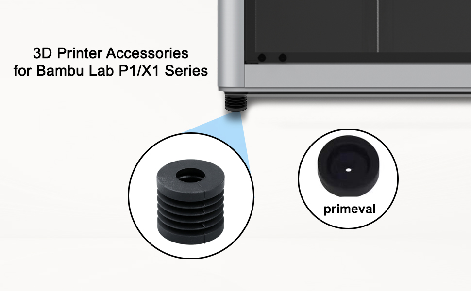 9pcs Upgraded Anti Vibration Feet Kit for 3D Printer Lab X1/X1C/P1P/P1S