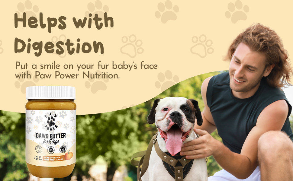 PAW POWER Dawg Butter, All Natural Peanut Butter Dog