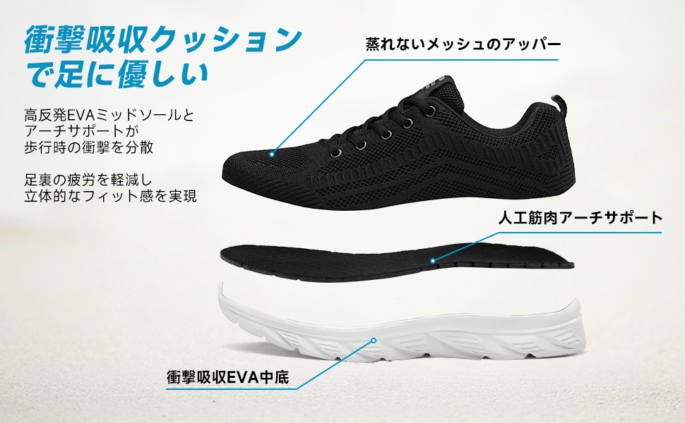 【超軽量】スニーカー ランニングシューズ メンズ レディース ウォーキングシューズ ジョギングシューズ 運動靴 旅行 通学 通勤 日常着用
