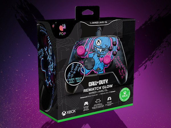 Amazon.com: PDP REMATCH GLOW Advanced Wired Controller