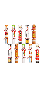 10pcs 10in Cute Christmas No-Snap Party Favor