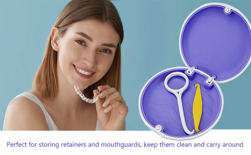Aligner and Retainer Case Solid Orthodontic Aligner Retainer Case