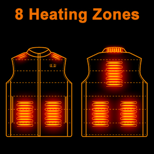 7.4V heated vest