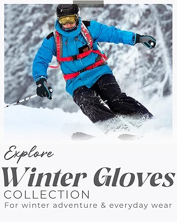 HANDLANDY insulated waterproof winter work snow ski hiking gloves