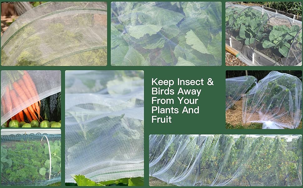 Garden Mesh Netting for Plants，Bird Garden Netting Fruit Tree Netting Mesh for