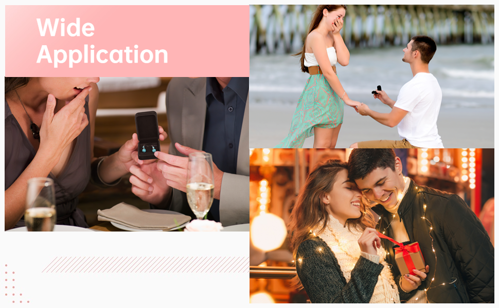 Tideme 12 Pcs Necklace Pendant Boxes, Dark Grey Velvet