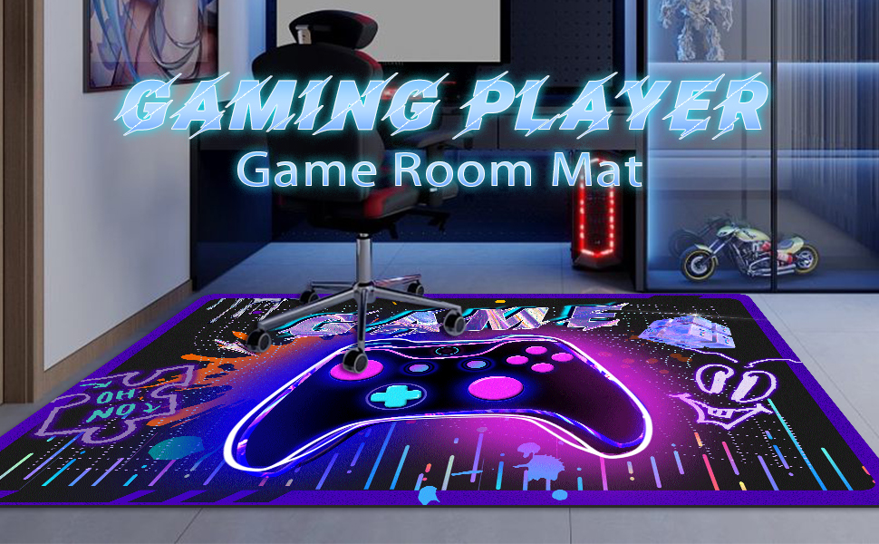 LYGLIGH Gamer Room Decor for Boys 60"x40" Gaming Rug Gamer