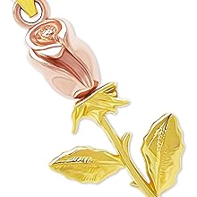 gold rose charm 