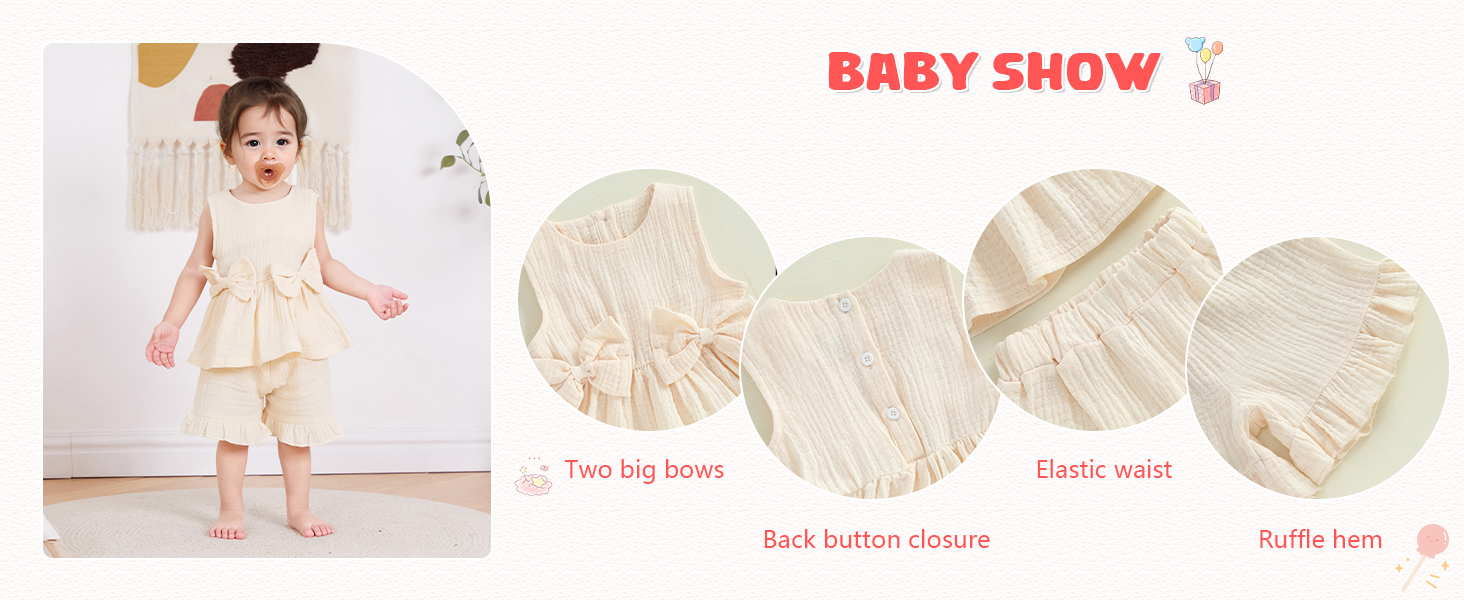 linen baby girl clothes