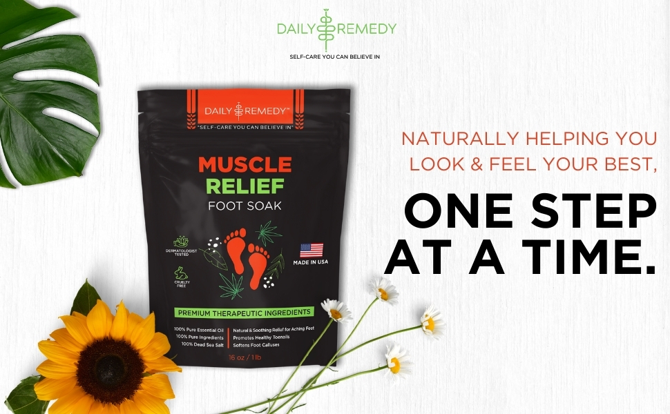 Muscle Relief Foot Soak with Epsom Salt