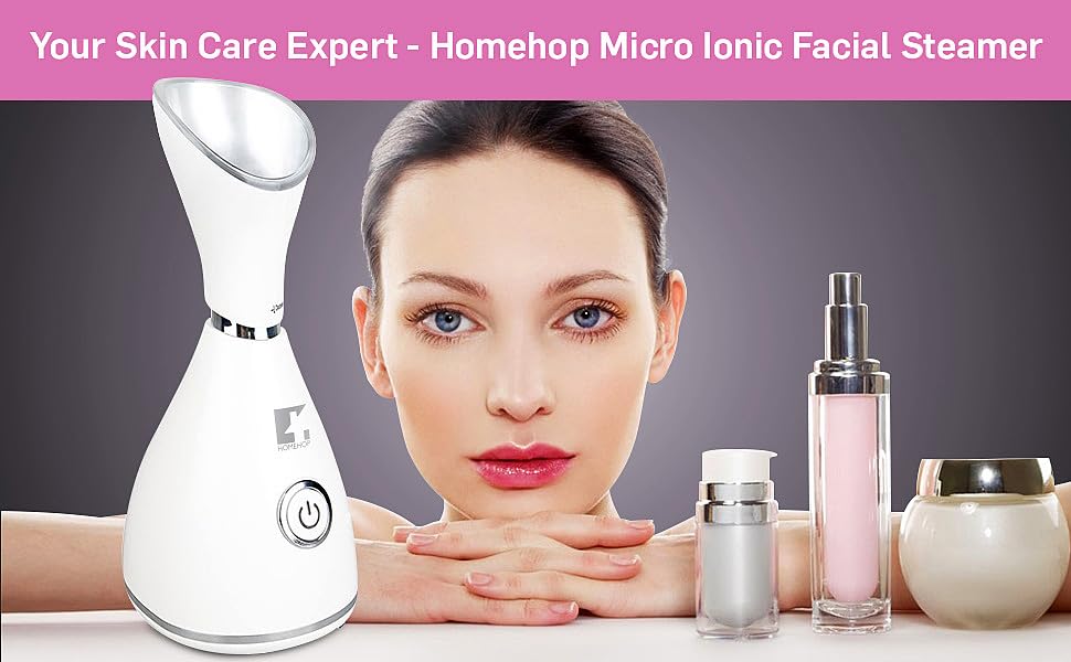 Homehop Nano Ionic facial steamer for cold and cough vicks, sinus