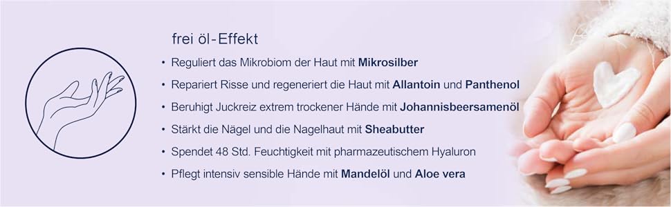 HYD HandBalsam Mikrobiom - EffektBanner