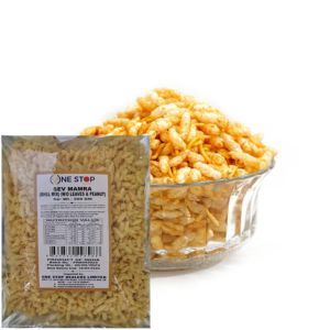 Sev Mamra Crispy Puffed Rice For Snacks Breakfast Lunch Kids family Tea time Grocery Peanuts Spice