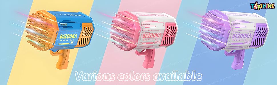 Toyshine Big Powerful Machine Bubble Bazooka Gun Toys for for Kids Adults