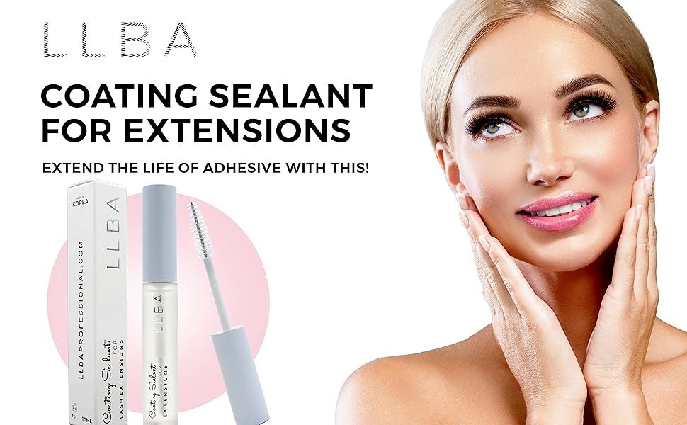 LLBA Professional Eyelash Coating Sealant 10ml Protective Topcoat for