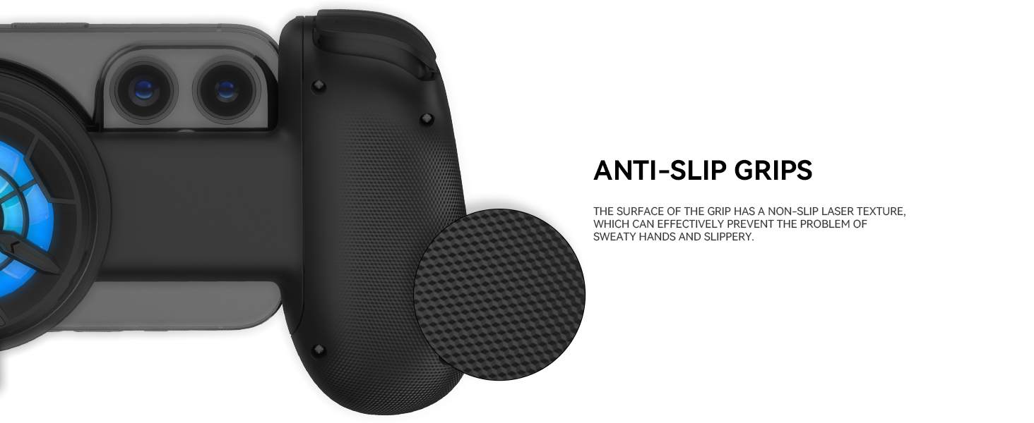 LeadJoy M1 Mobile Gaming Controller for iPhone iOS, Work with 11,12,13,14 Max, Hall