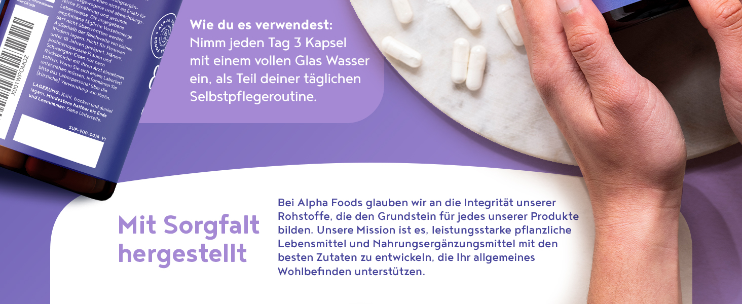 niacinamide serum vitamin e glucosamin calcium zink hochdosiert alpha foods biotin hochdosiert
