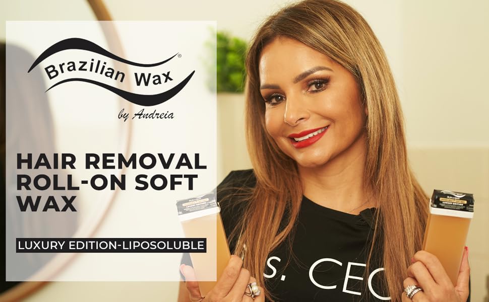 Authentic Brazilian Wax by Andreia Roll on Soft Wax for