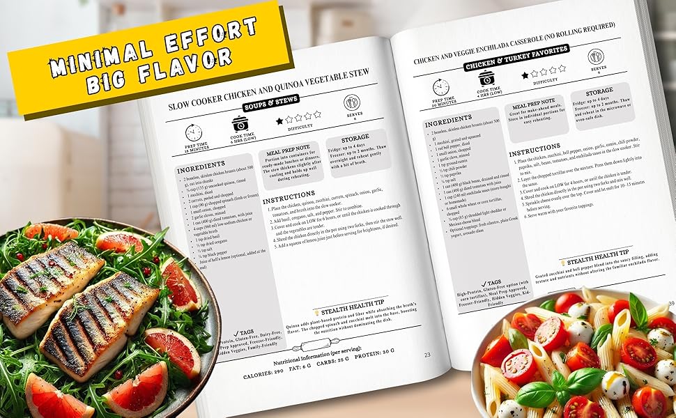 비밀 건강 요리책; 비밀 건강 식사 준비 요리책