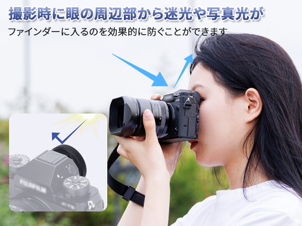 Amazon | JJC 2個入 アイカップ 接眼レンズ Fuji Fujifilm EC