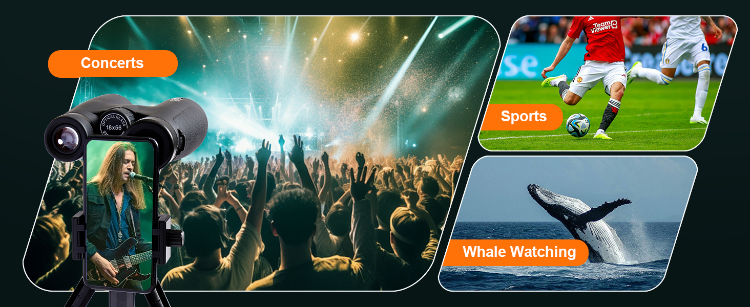 Binoculars for whale watching