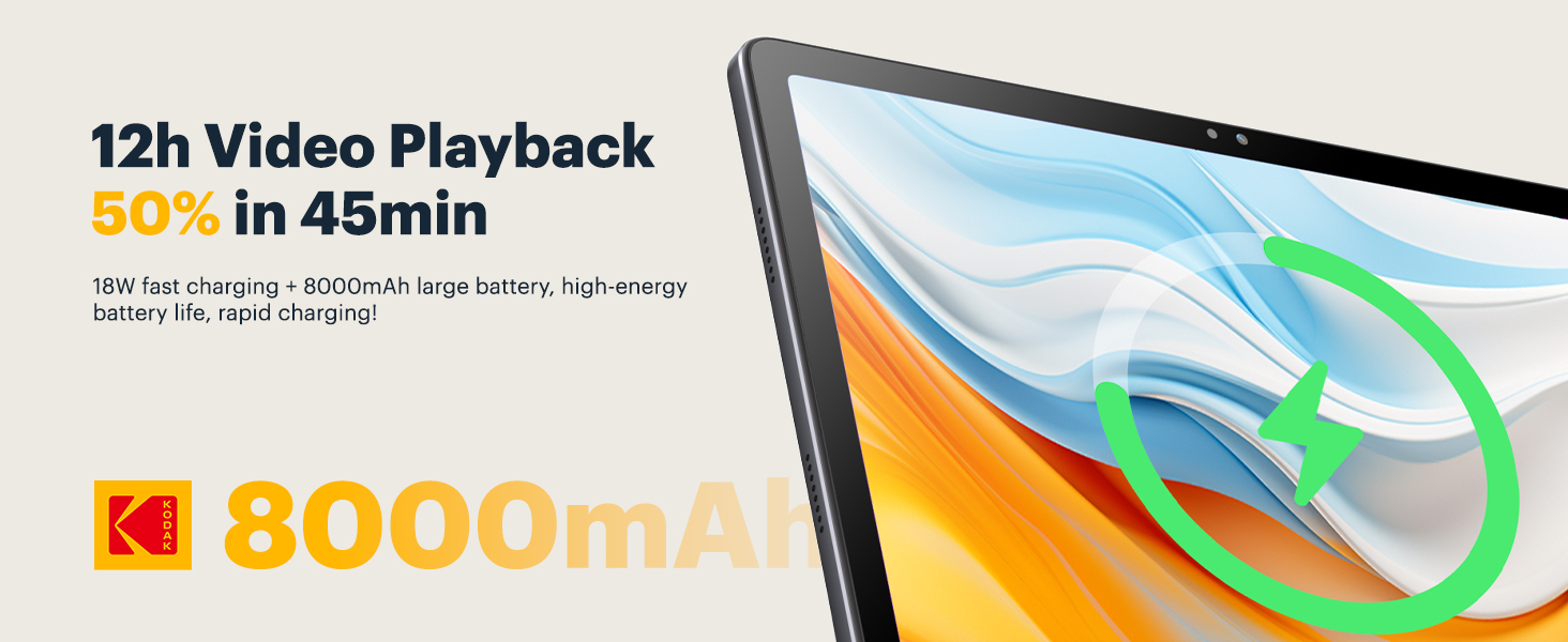 Kodak Tablet 8000mAh