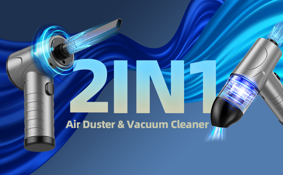 AFKK Compressed Air Duster,100000RPM Cordless Air Duster