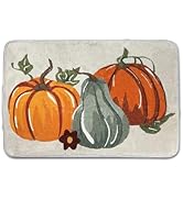 FYSUIMU Fall Rug Mat Rustic Pumpkin Bathmat 20 x 30 Inch Autumn Absorbent Bathroom Mat for Thanks...