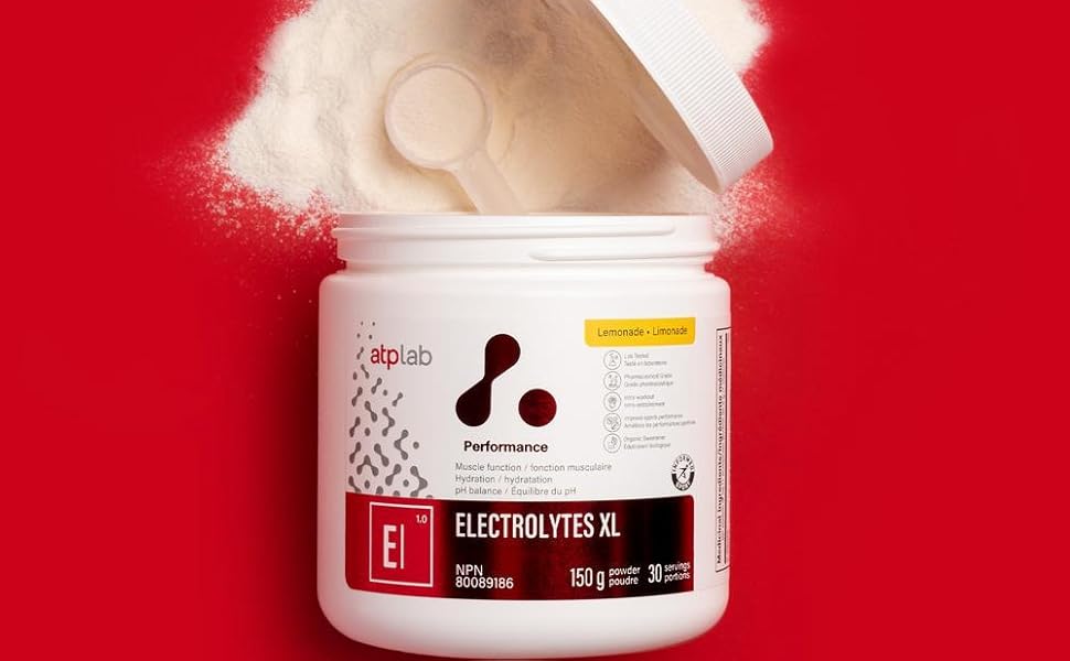 ATP LAB Electrolytes Powder XL 150g (Lemonade Flavour) Electrolyte