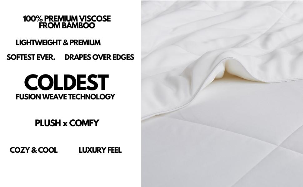 Coldest Comforter Set for All Seasons | Down Alternative Duvet | 100% Viscose Derived from Bamboo - Easy to Wash, Breath 4dc94d24 30cd 47ce B1eb A0d966c72347. CR0,0,970,600 PT0 SX970 V1