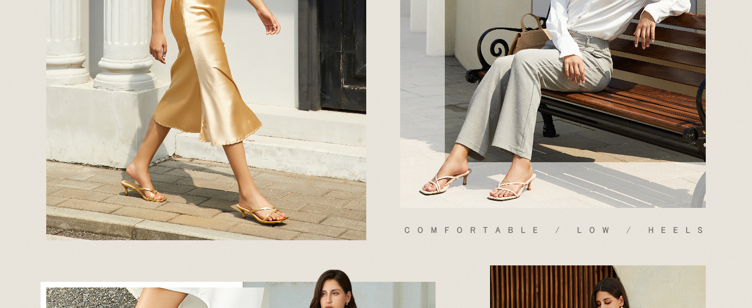 kitten heels for women sexy square open toe strappy heeled sandals