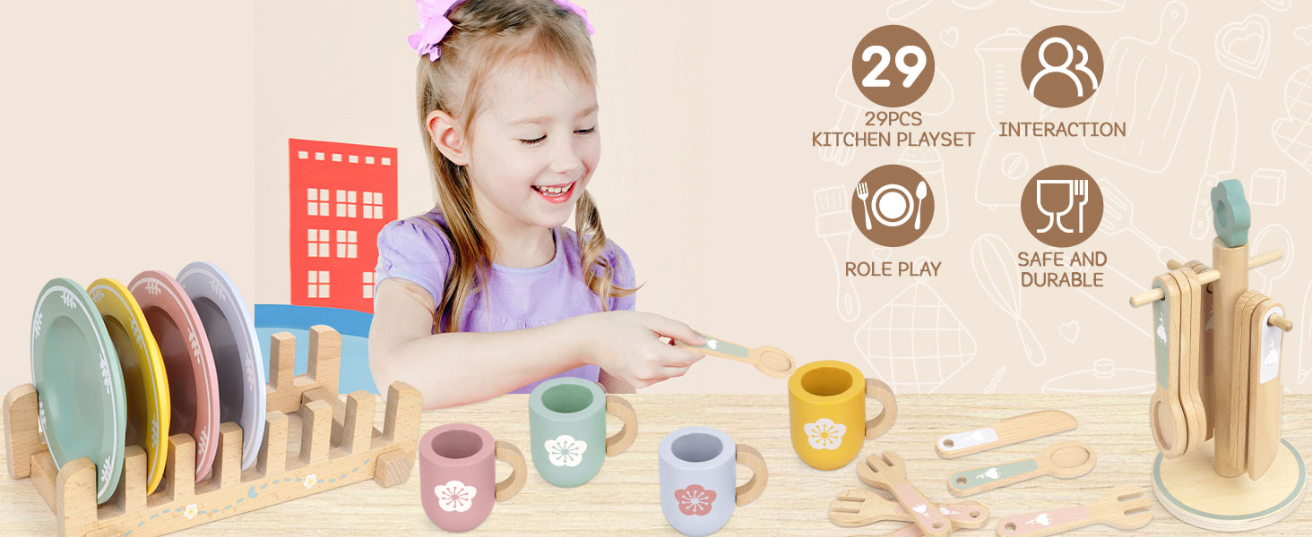 20 PCS Kitchen Playset