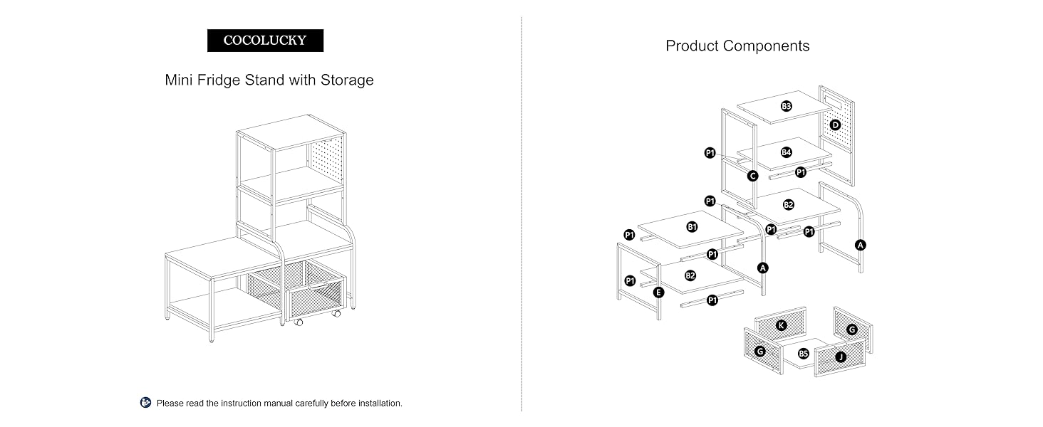 Mini Fridge Stand