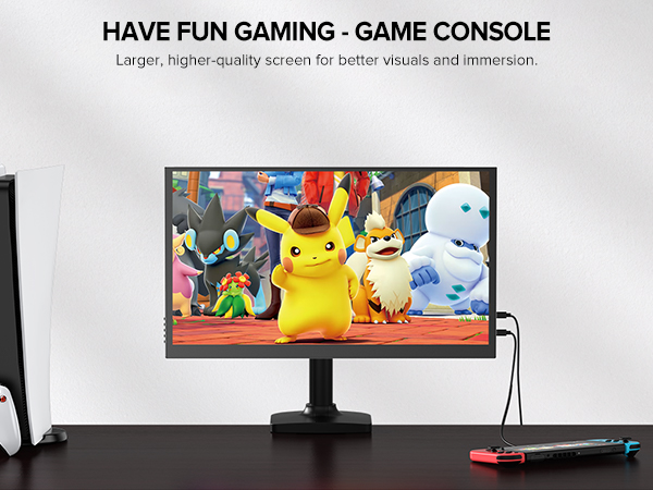 Newsoul  18.4インチ  4k  モバイルモニター Amazon.com: Newsoul 4K QLED Portable Monitor, 18.4