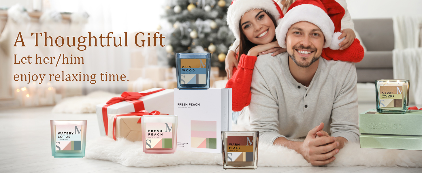 candle gifts for women men mom