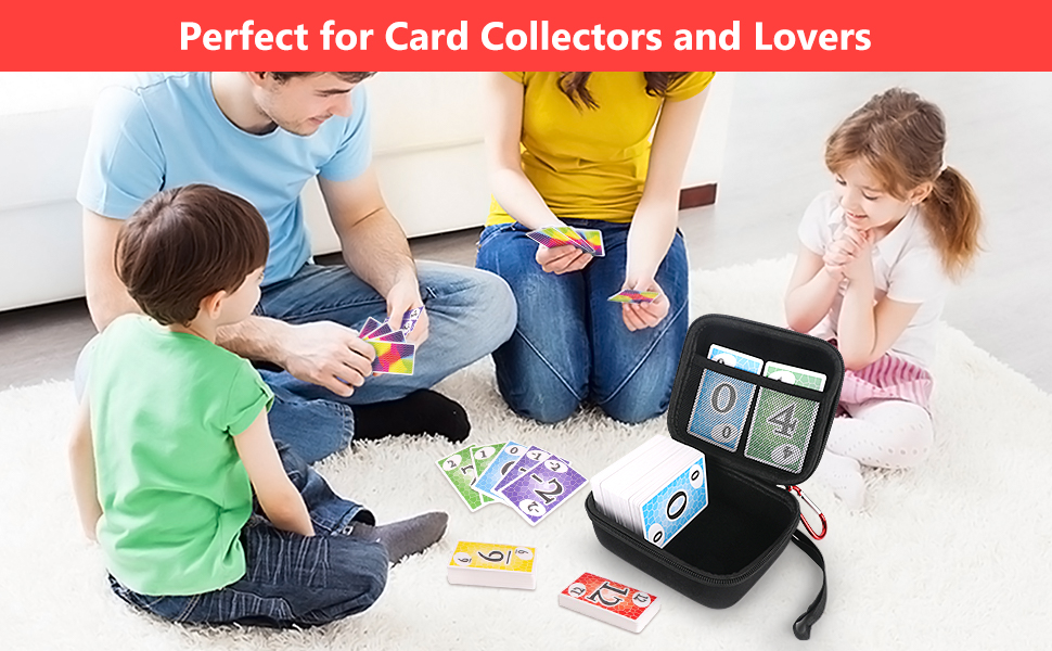 Lotvic Playing Card Case, Travel Carrying Case for Most Game Cards