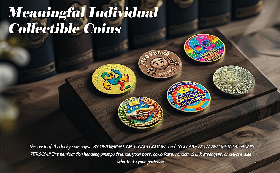 Coworker Go Away Dumpster Fire Coin Token Chip