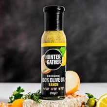 100% Olive Oil Ranch Salad Dressing Ketogenic