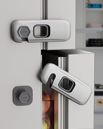 KIZZHISI 5 Pack Child Proof Refrigerator Lock
