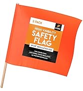 Orange Safety Flags - 18