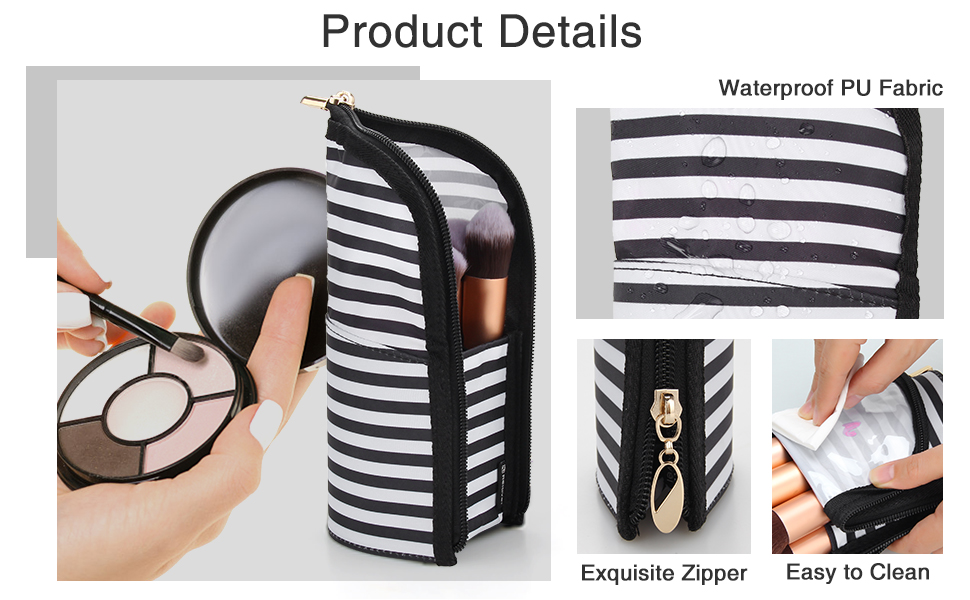 Makeup Brush Case Travel Makeup Brush Holder Portable