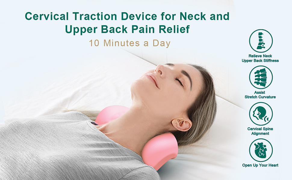 Neck and Shoulder Relaxer with Upper Back Massage Point, Cervical
