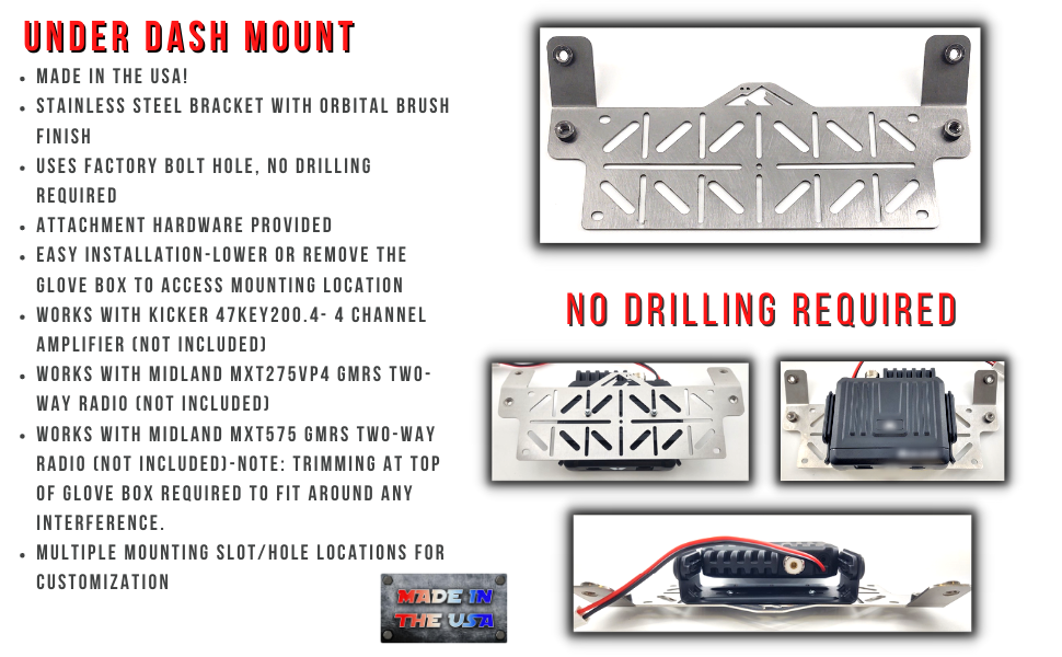 Under Dash Mount