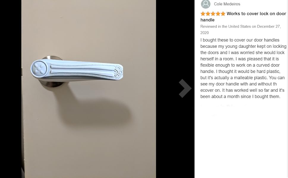 MIKMAYTOO Door Handle Cover, 2 PCS AntiCollision Anti Static