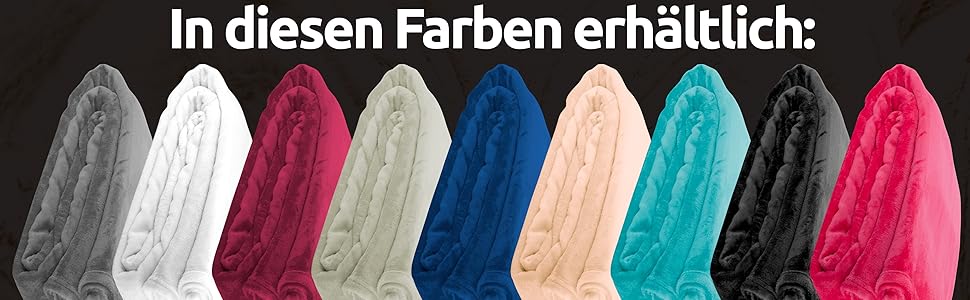 Wählbar in verschiedenen Farben & Größen