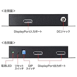 サンワサプライ4K対応DisplayPort分配器(2分配)VGA-DPSP2 Amazon.co.jp: サンワサプライ 4K対応DisplayPort分配器(2分配