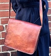 Rustic Town 11 inch (Small) Vintage Crossbody Shoulder Genuine Leather iPad/Tablet Messenger Bag ...