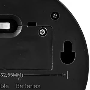 Back of a wall mounted solar light for garden status brand