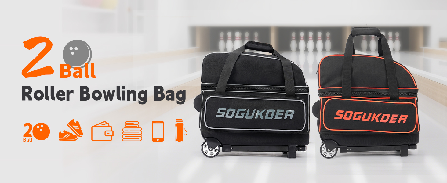 bowling bag provides ample space for storing accessories